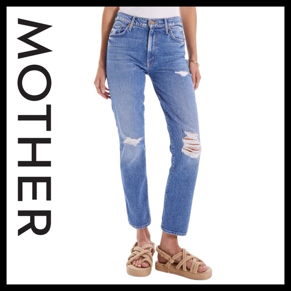 MOTHER Denim - Mother- The Insider Ankle in Bloom and Doom